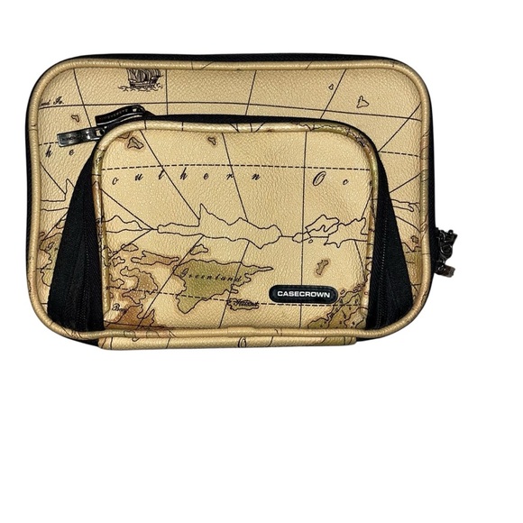 Casecrown map globe iPad tablet case cover pouch bag holder like new - Picture 4 of 4